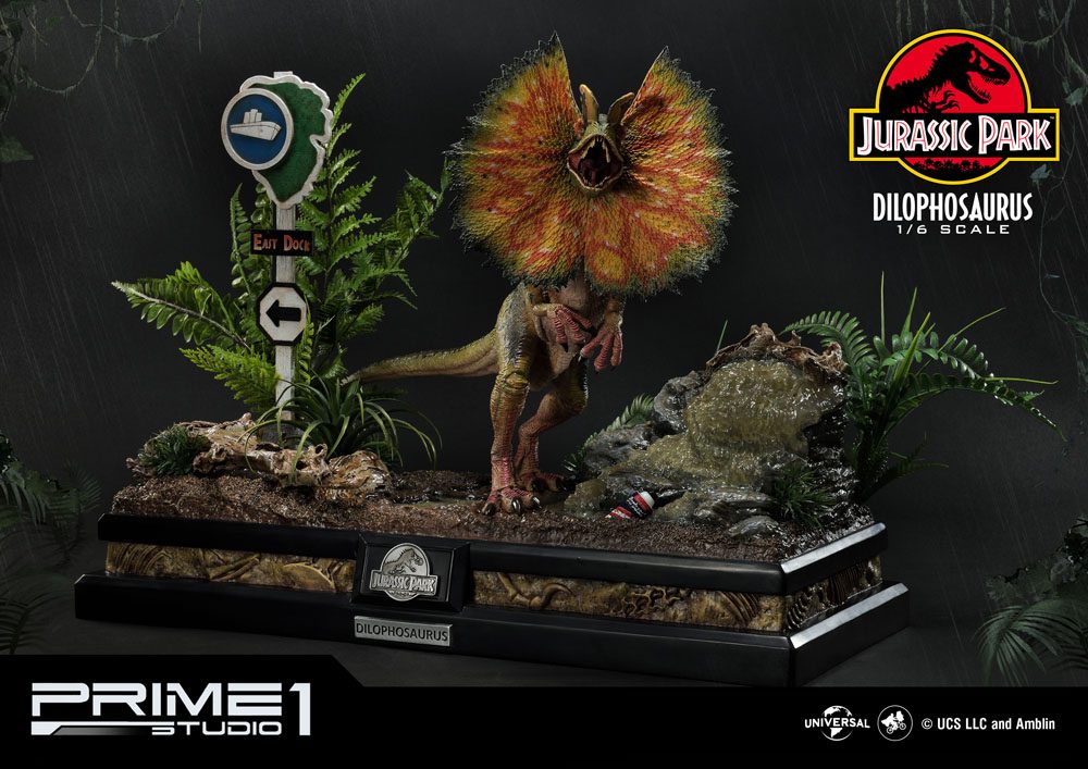 PRIME 1 - Jurassic Park Statue 1/6 Dilophosaurus REGULAR Version