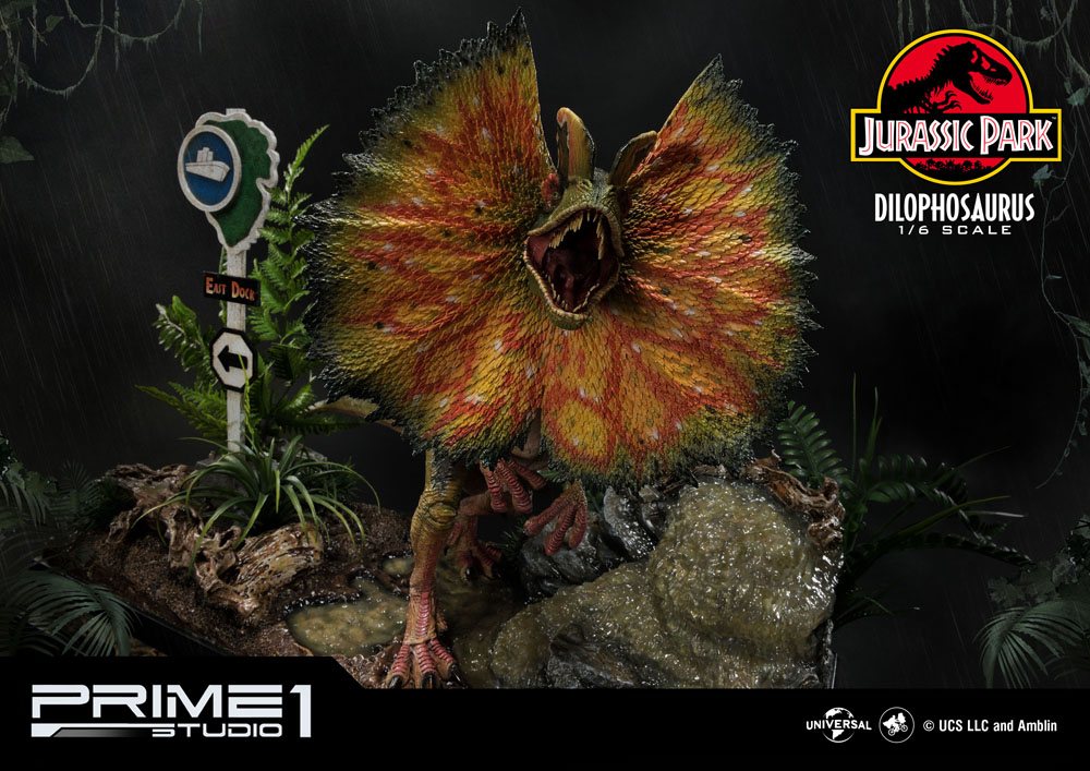 PRIME 1 - Jurassic Park Statue 1/6 Dilophosaurus REGULAR Version