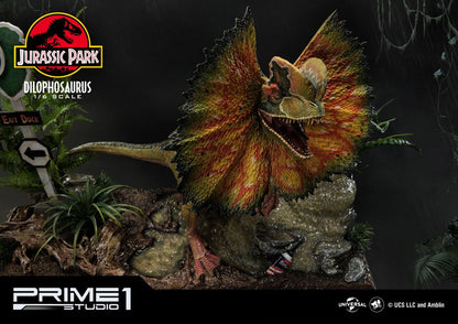 PRIME 1 - Jurassic Park Statue 1/6 Dilophosaurus REGULAR Version