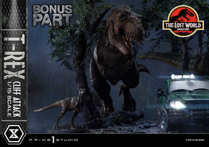 PRIME 1 - Jurassic World: The Lost World Statue 1/15 T-Rex Cliff Attack Bonus Version