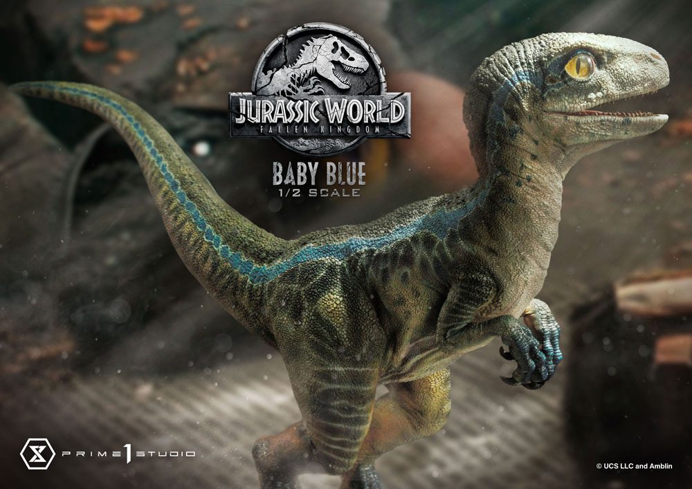 PRIME 1 STUDIOS - Jurassic World Fallen Kingdom Prime Collectibles Statue 1:2 Baby Blue