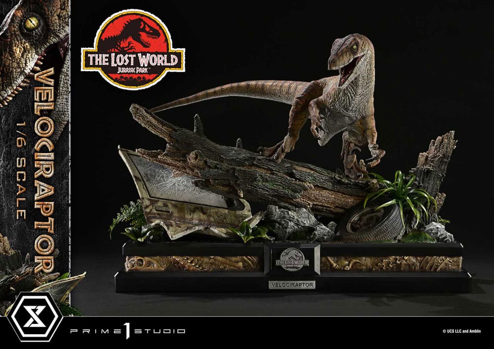 PRIME 1 - Jurassic Park II Legacy Museum Collection Statue 1/6 Velociraptor Bonus Version