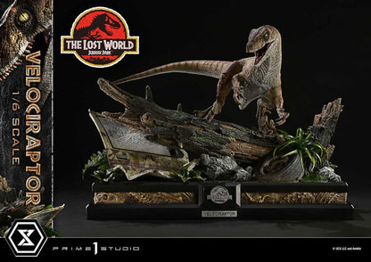 PRIME 1 - Jurassic Park II Legacy Museum Collection Statue 1/6 Velociraptor Bonus Version