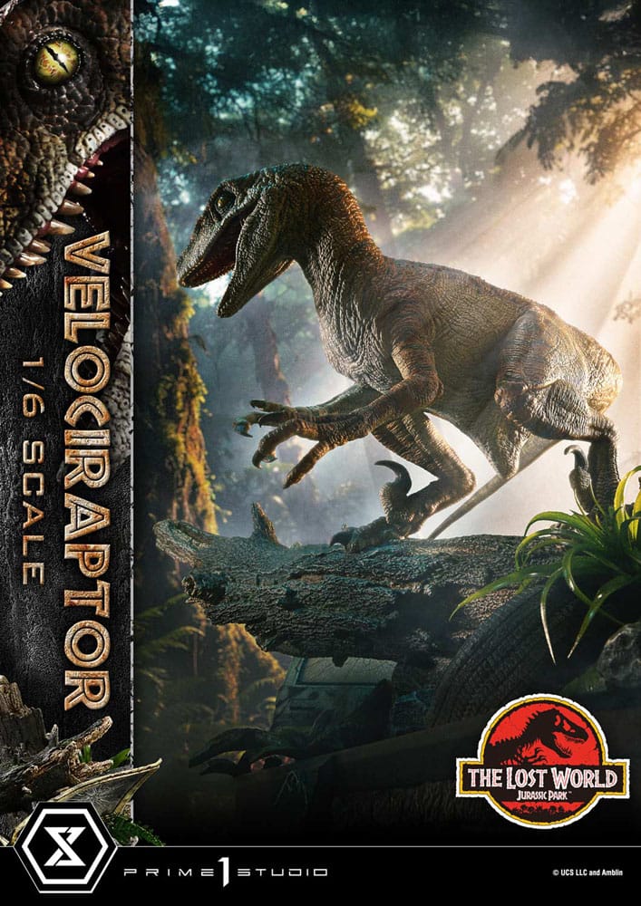 PRIME 1 - Jurassic Park II Legacy Museum Collection Statue 1/6 Velociraptor Bonus Version