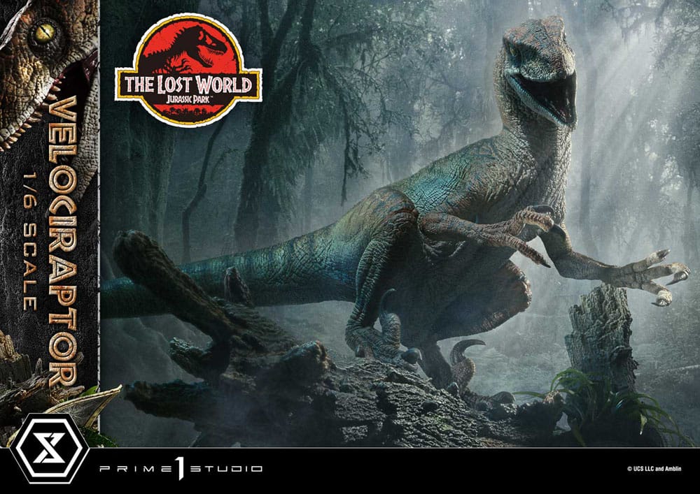 PRIME 1 - Jurassic Park II Legacy Museum Collection Statue 1/6 Velociraptor Bonus Version