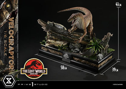 PRIME 1 - Jurassic Park II Legacy Museum Collection Statue 1/6 Velociraptor Bonus Version