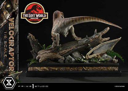 PRIME 1 - Jurassic Park II Legacy Museum Collection Statue 1/6 Velociraptor Bonus Version