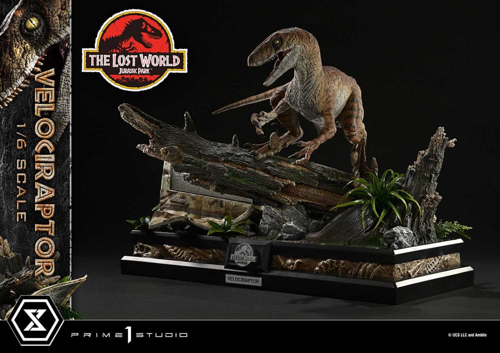 PRIME 1 - Jurassic Park II Legacy Museum Collection Statue 1/6 Velociraptor Bonus Version