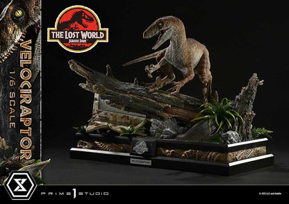 PRIME 1 - Jurassic Park II Legacy Museum Collection Statue 1/6 Velociraptor Bonus Version