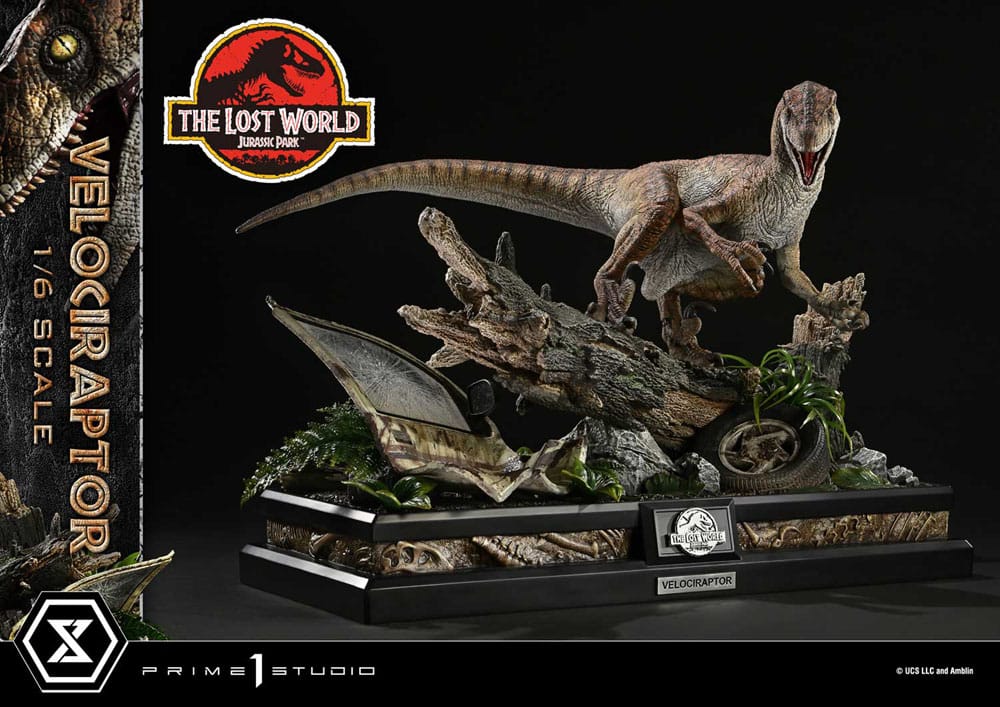 PRIME 1 - Jurassic Park II Legacy Museum Collection Statue 1/6 Velociraptor Bonus Version