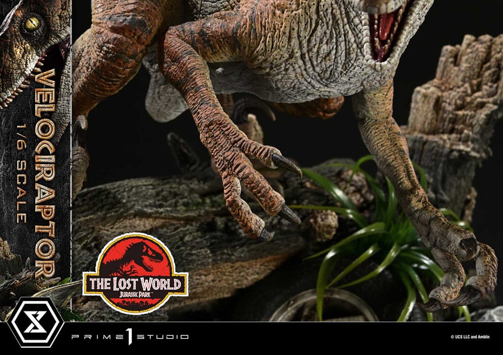 PRIME 1 - Jurassic Park II Legacy Museum Collection Statue 1/6 Velociraptor Bonus Version