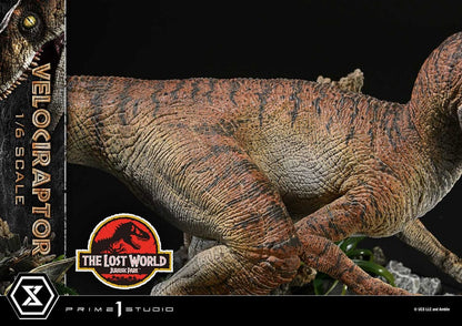PRIME 1 - Jurassic Park II Legacy Museum Collection Statue 1/6 Velociraptor Bonus Version