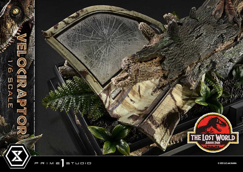 PRIME 1 - Jurassic Park II Legacy Museum Collection Statue 1/6 Velociraptor Bonus Version