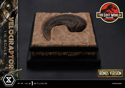 PRIME 1 - Jurassic Park II Legacy Museum Collection Statue 1/6 Velociraptor Bonus Version