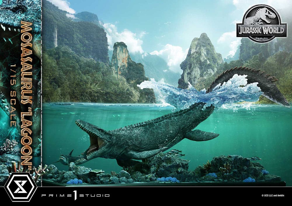 PRIME 1 - Jurassic World Legacy Museum Collection Statue 1/15 Mosasaurus "Lagoon" Bonus Version
