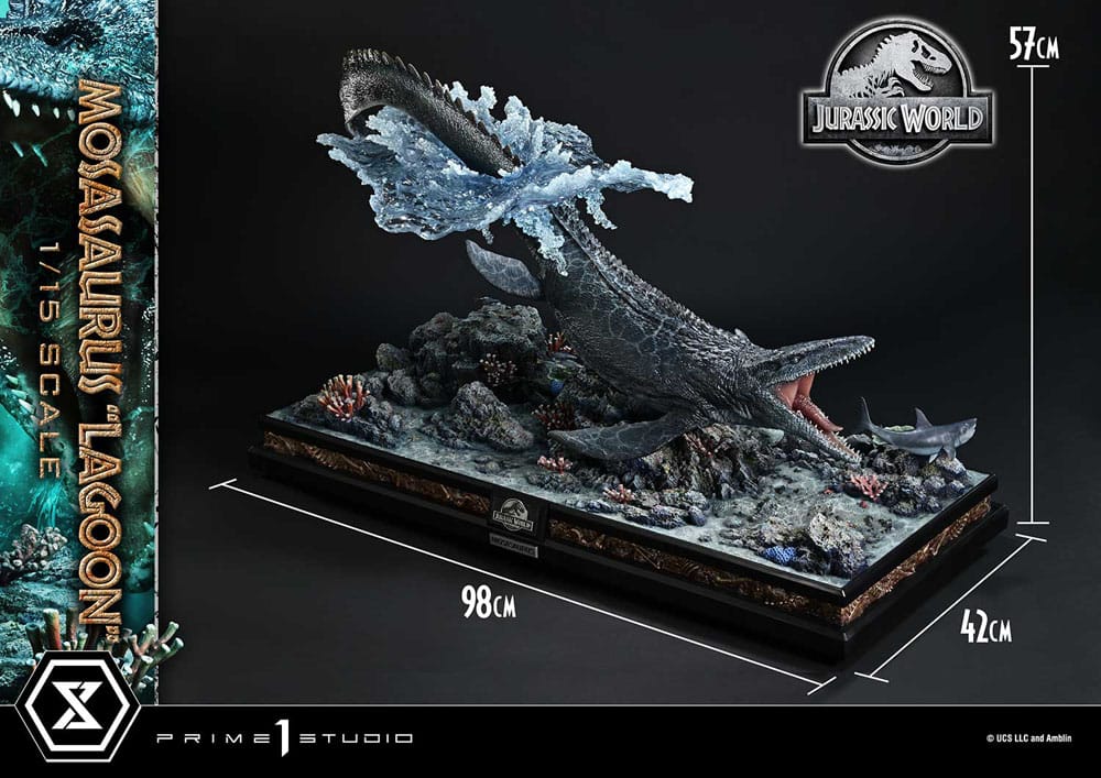 PRIME 1 - Jurassic World Legacy Museum Collection Statue 1/15 Mosasaurus "Lagoon" Bonus Version