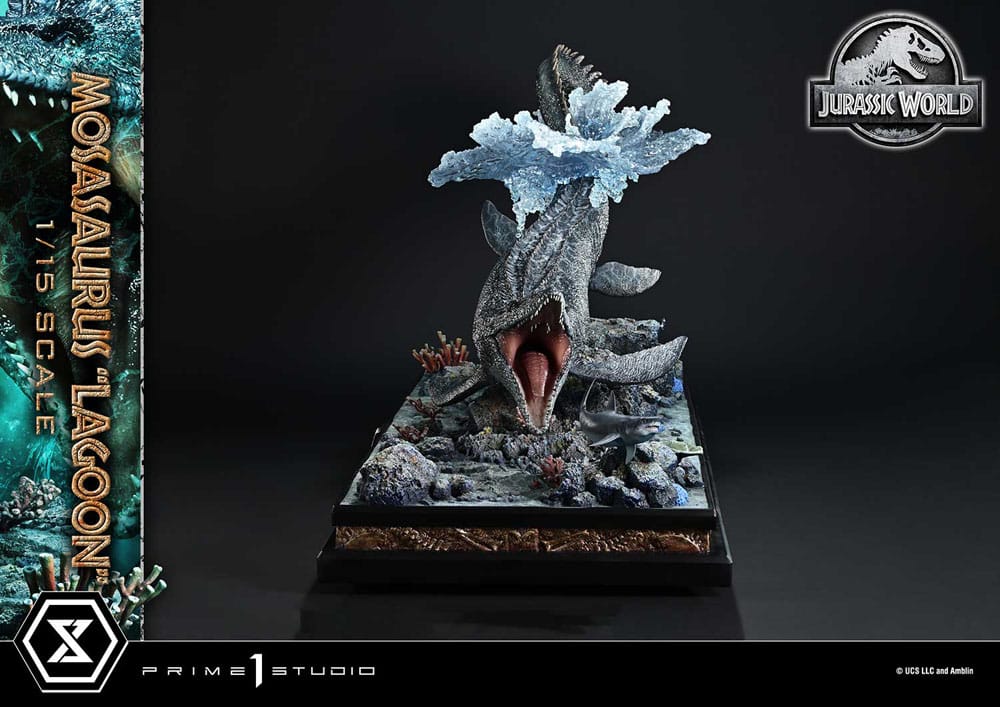 PRIME 1 - Jurassic World Legacy Museum Collection Statue 1/15 Mosasaurus "Lagoon" Bonus Version