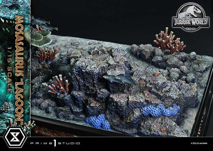 PRIME 1 - Jurassic World Legacy Museum Collection Statue 1/15 Mosasaurus "Lagoon" Bonus Version