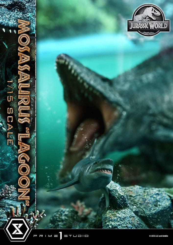 PRIME 1 - Jurassic World Legacy Museum Collection Statue 1/15 Mosasaurus "Lagoon" Bonus Version