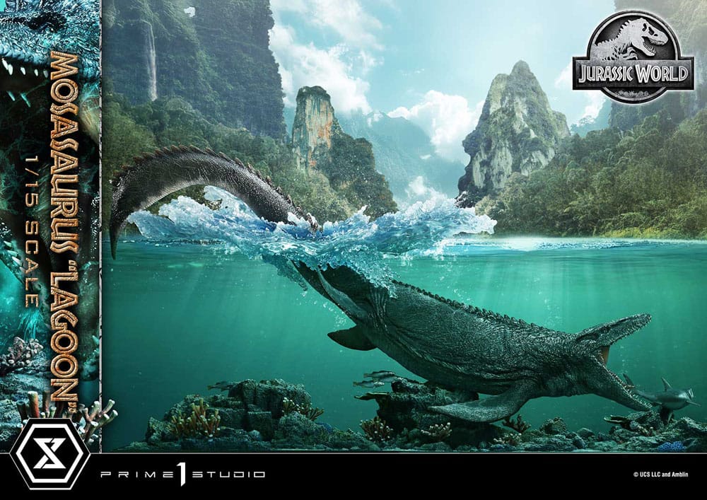PRIME 1 - Jurassic World Legacy Museum Collection Statue 1/15 Mosasaurus "Lagoon" Bonus Version