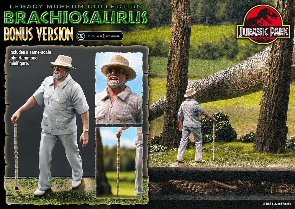 PRIME 1 - Jurassic Park (Film) Legacy Museum Collection Statue 1/15 Brachiosaurus Bonus Version