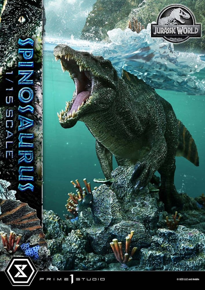 PRIME 1 - Jurassic World Rebirth (Film) Legacy Museum Collection Statue 1/15 Spinosaurus Bonus Version