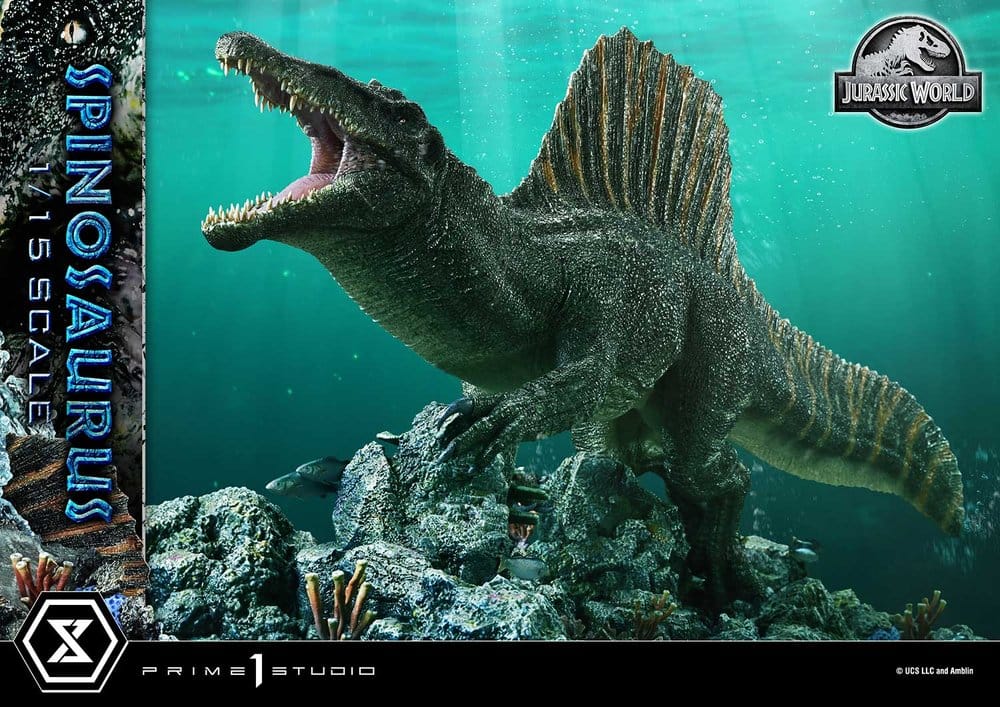 PRIME 1 - Jurassic World Rebirth (Film) Legacy Museum Collection Statue 1/15 Spinosaurus Bonus Version