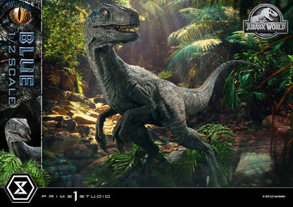 PRIME 1  - Jurassic World: Fallen Kingdom (Film) Legacy Museum Collection Statue 1/2 Blue Bonus Version