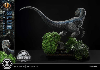 PRIME 1  - Jurassic World: Fallen Kingdom (Film) Legacy Museum Collection Statue 1/2 Blue Bonus Version