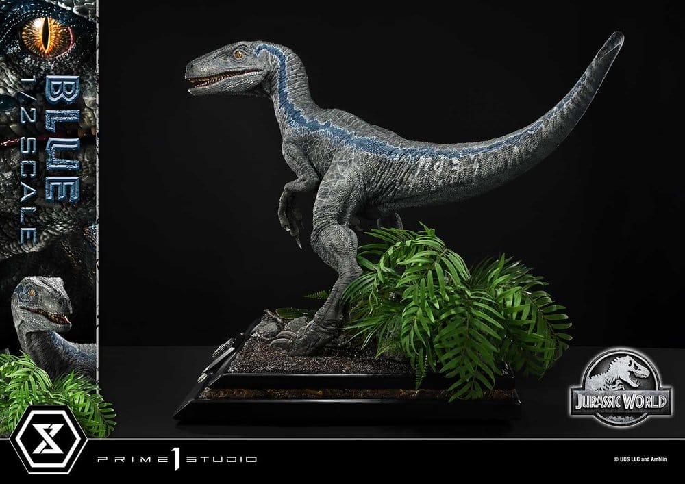 PRIME 1  - Jurassic World: Fallen Kingdom (Film) Legacy Museum Collection Statue 1/2 Blue Bonus Version
