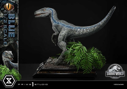 PRIME 1  - Jurassic World: Fallen Kingdom (Film) Legacy Museum Collection Statue 1/2 Blue Bonus Version