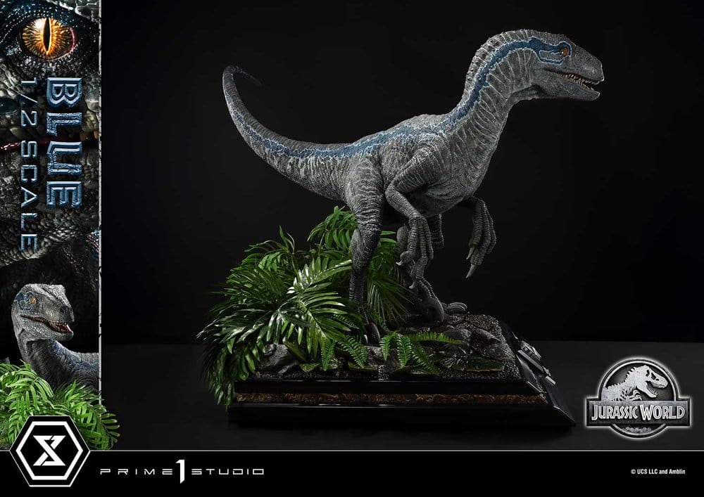 PRIME 1  - Jurassic World: Fallen Kingdom (Film) Legacy Museum Collection Statue 1/2 Blue Bonus Version