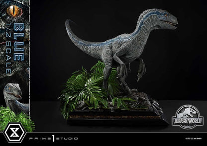 PRIME 1  - Jurassic World: Fallen Kingdom (Film) Legacy Museum Collection Statue 1/2 Blue Bonus Version