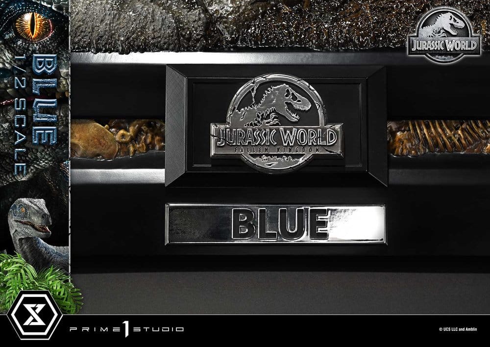 PRIME 1  - Jurassic World: Fallen Kingdom (Film) Legacy Museum Collection Statue 1/2 Blue Bonus Version