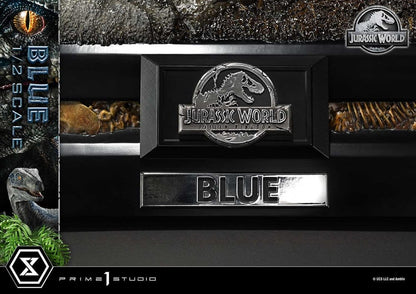 PRIME 1  - Jurassic World: Fallen Kingdom (Film) Legacy Museum Collection Statue 1/2 Blue Bonus Version