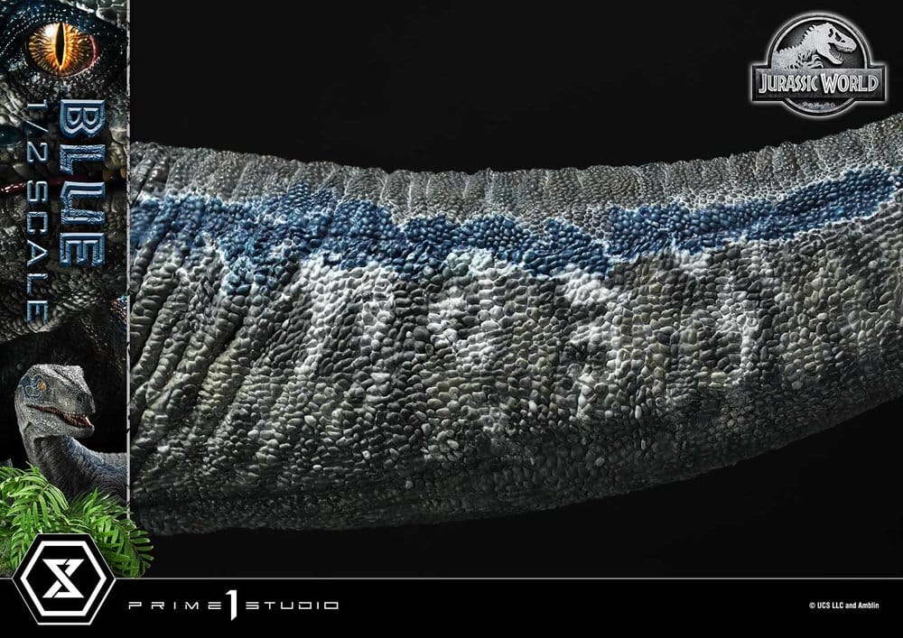 PRIME 1  - Jurassic World: Fallen Kingdom (Film) Legacy Museum Collection Statue 1/2 Blue Bonus Version