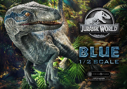 PRIME 1  - Jurassic World: Fallen Kingdom (Film) Legacy Museum Collection Statue 1/2 Blue Bonus Version