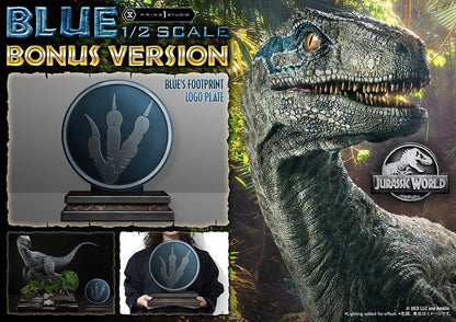 PRIME 1  - Jurassic World: Fallen Kingdom (Film) Legacy Museum Collection Statue 1/2 Blue Bonus Version