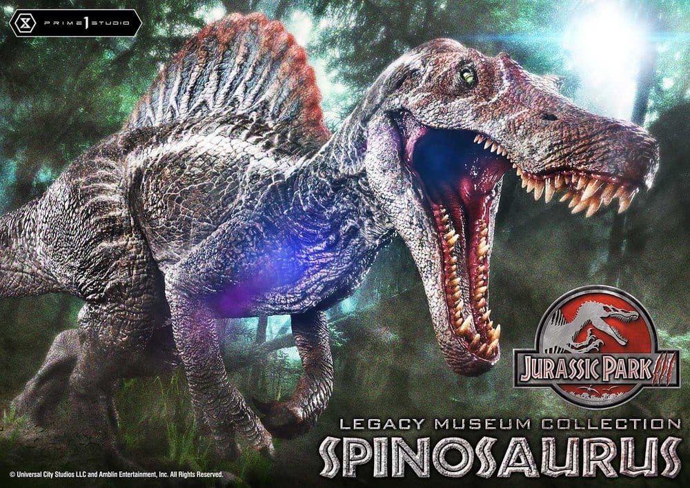 PRIME 1 - Jurassic Park Legacy Museum Collection Statue 1/6 Spinosaurus Bonus Version