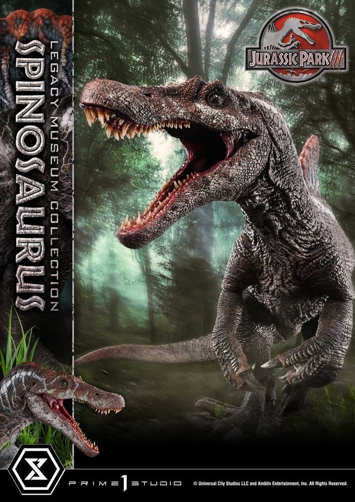 PRIME 1 - Jurassic Park Legacy Museum Collection Statue 1/6 Spinosaurus Bonus Version