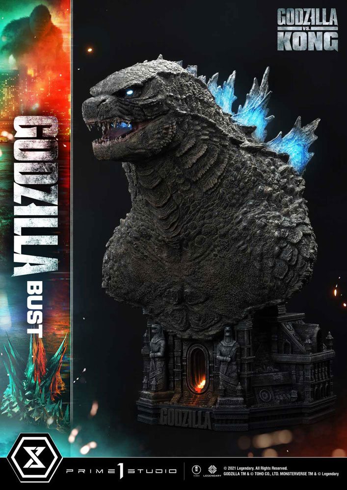 PRIME 1 STUDIOS - Godzilla vs Kong - Godzilla Bust Bonus Ver