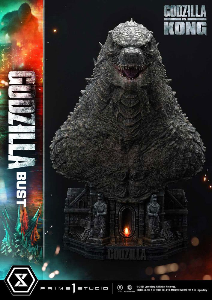 PRIME 1 STUDIOS - Godzilla vs Kong - Godzilla Bust Bonus Ver