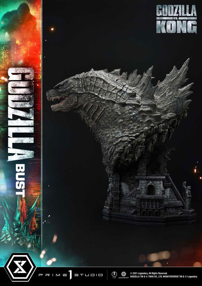 PRIME 1 STUDIOS - Godzilla vs Kong - Godzilla Bust Bonus Ver