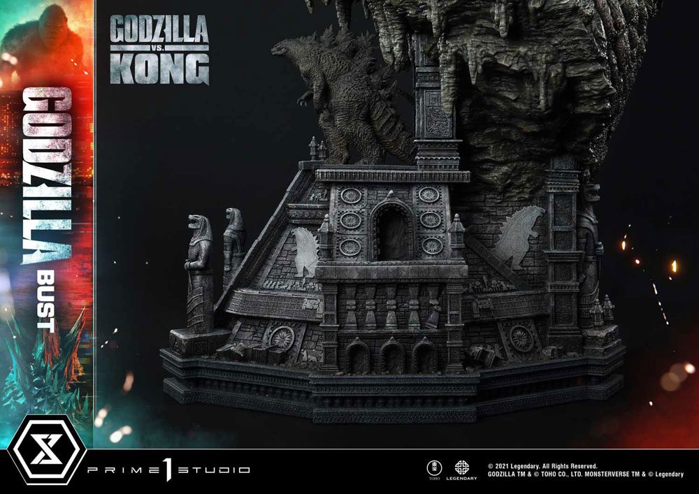 PRIME 1 STUDIOS - Godzilla vs Kong - Godzilla Bust Bonus Ver