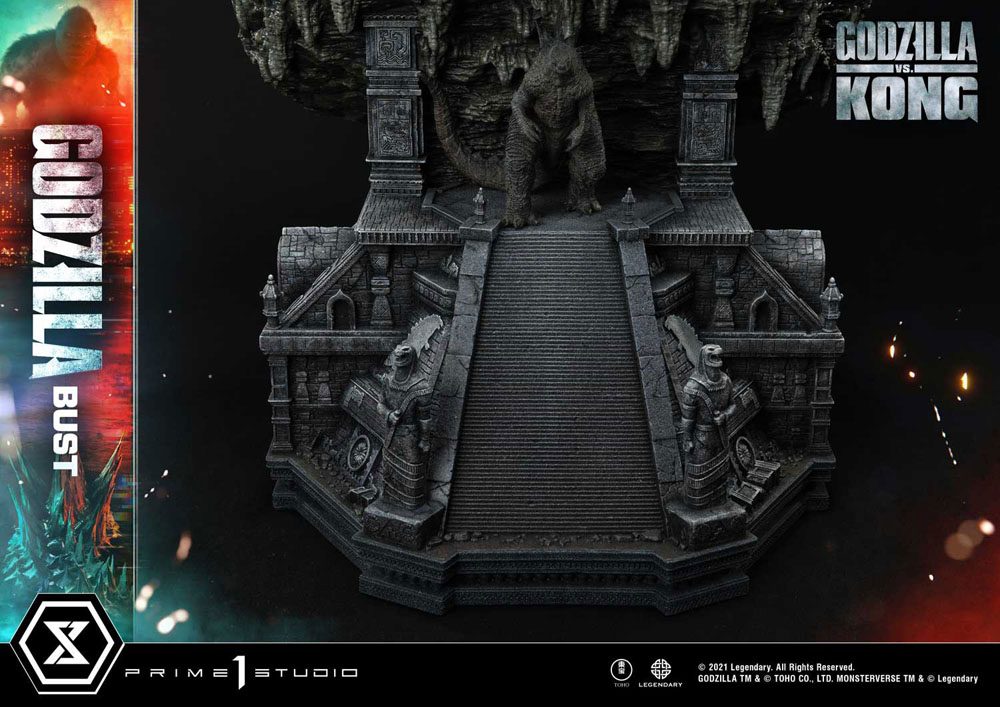 PRIME 1 STUDIOS - Godzilla vs Kong - Godzilla Bust Bonus Ver