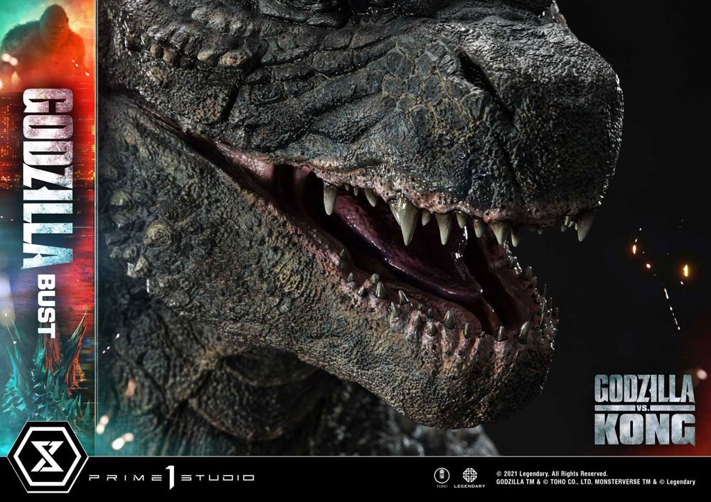 PRIME 1 STUDIOS - Godzilla vs Kong - Godzilla Bust Bonus Ver
