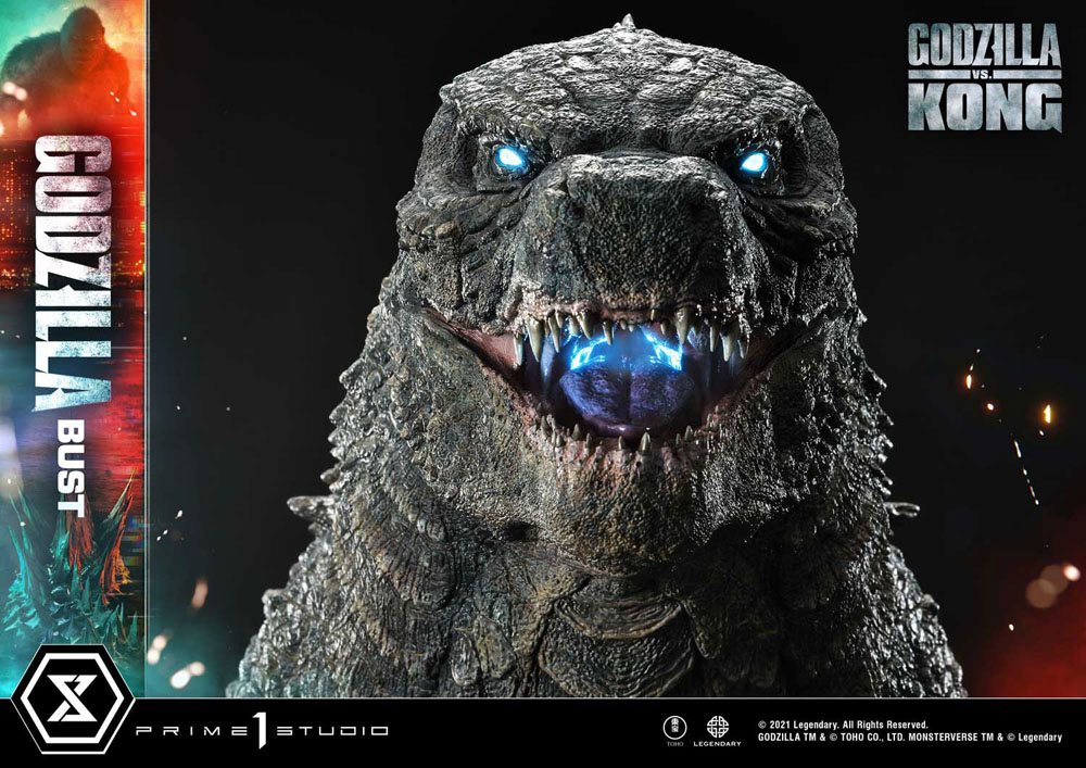 PRIME 1 STUDIOS - Godzilla vs Kong - Godzilla Bust Bonus Ver