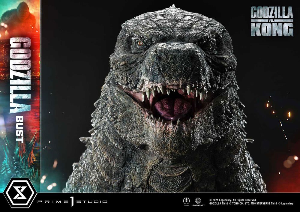 PRIME 1 STUDIOS - Godzilla vs Kong - Godzilla Bust Bonus Ver