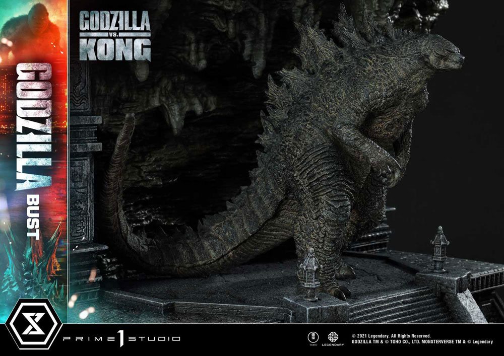 PRIME 1 STUDIOS - Godzilla vs Kong - Godzilla Bust Bonus Ver