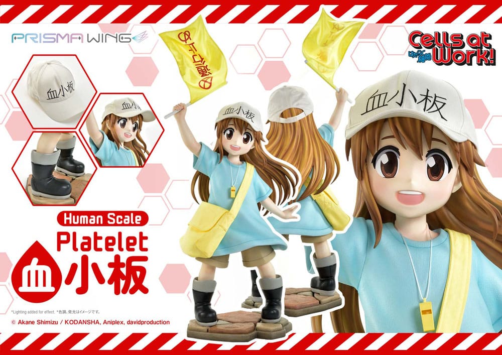 PRIME 1 - Cells at Work! Life Scale Masterline Series Statue Platelet